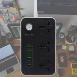 Bavin SC3604 6 USB Charging Hub with 3 Universal Power Socket