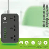 Bavin SC3604 6 USB Charging Hub with 3 Universal Power Socket