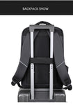 TechTrance Water Resistant C-Series 15 to 16 inch Laptop Travel Backpack Bag with USB Charging Port 6819