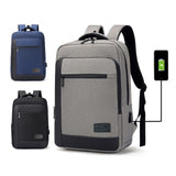 TechTrance Water Resistant G-Series 13 / 14 to 15 inch Travel Laptop Backpack Bag with USB Charging Port 6820