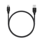 AUKEY CB-AM1 Impulse Braided AM 1.2m Nylon Braided USB-A to Micro-USB Cable for Samsung Realme Oppo