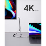 AUKEY CB-CD21 100W USB 3.1 Type C To Type C Cable Android Apple Macbook 4K 10gbps