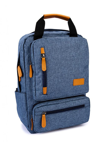 TechTrance Water Resistant L-Series Laptop Travel & School Backpack Bag